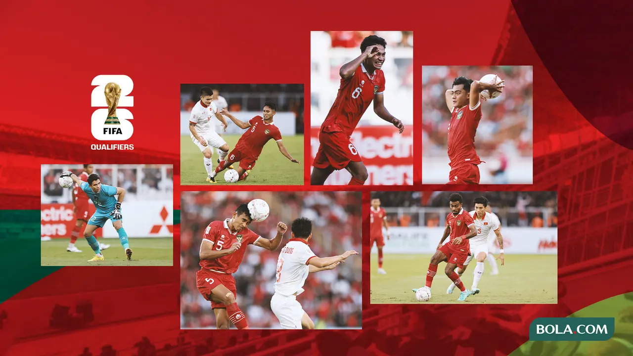 Kualifikasi Piala Dunia 2026 Zona Asia - Kolase Duel Indonesia Vs Vietnam