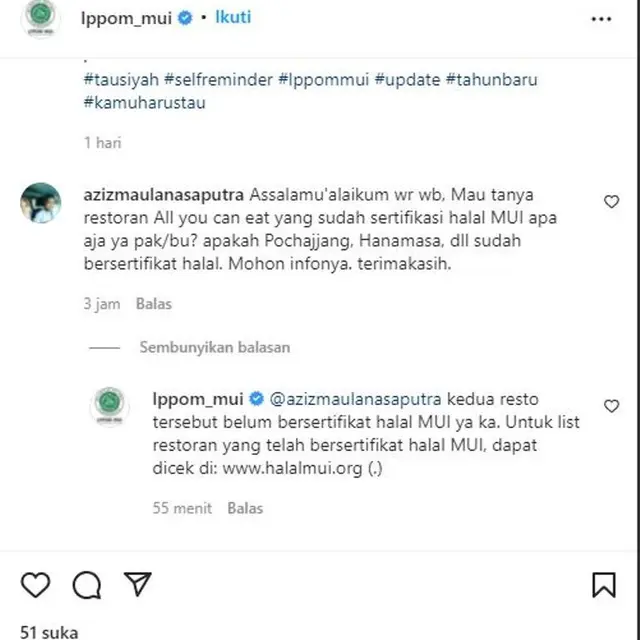 Restoran Hanamasa Jadi Perdebatan dan Dipertanyakan Warganet karena Bahan Makanan dan Sertifikat Halal
