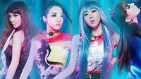 2NE1 mulai berkuasa di tangga lagu ternama di Korea Selatan dengan karya terbartu mereka.
