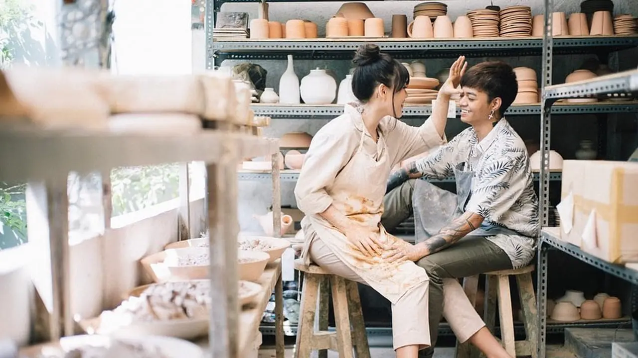 Potret Prewedding Reza Arap dan Wendy Walters