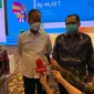Menteri Perindustrian Agus Gumiwang Kartasasmita meninjau gelaran Business Matching Belanja Produk Dalam Negeri di Hotel Grand Hyatt, Nusa Dua, Bali, Rabu (23/3/2022).