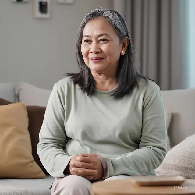 Model Rambut untuk Ibu-Ibu Berhijab Usia 50 Tahun
