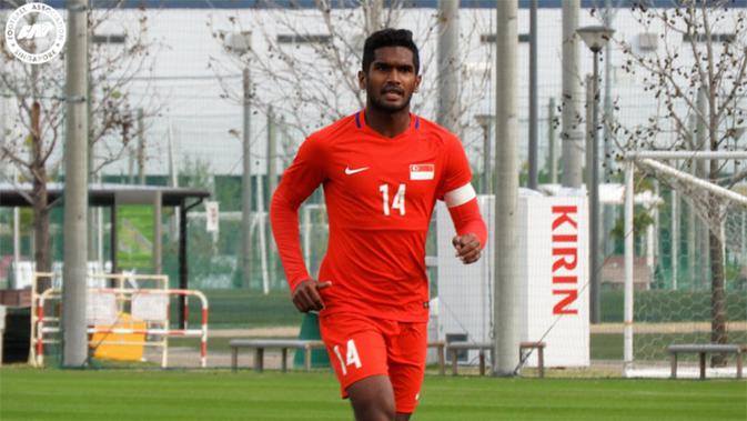 Kapten Timnas Singapura, Hariss Harun. (Bola.com/Dok. FAS)