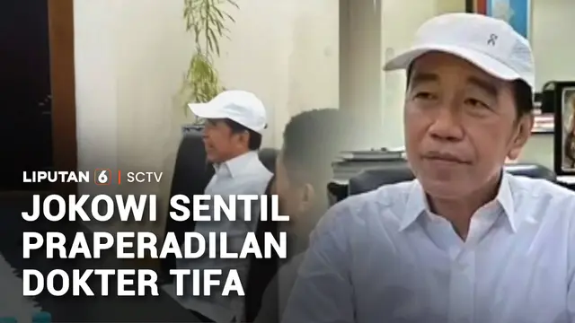 Jokowi 'Sentil' Sidang Praperadilan Dokter Tifa