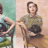 Supermodel Gigi Hadid memang tidak pernah gagal umbar pesona menawannya. Termasuk saat tampil di kampanye Miu Miu yang terbaru. [Miu Miu]