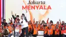 Debat ketiga Pilkada Jakarta 2024 ditutup dengan pernyataan dari masing-masing pasangan calon gubernur dan calon wakil gubernur. (Liputan6.com/Herman Zakharia)