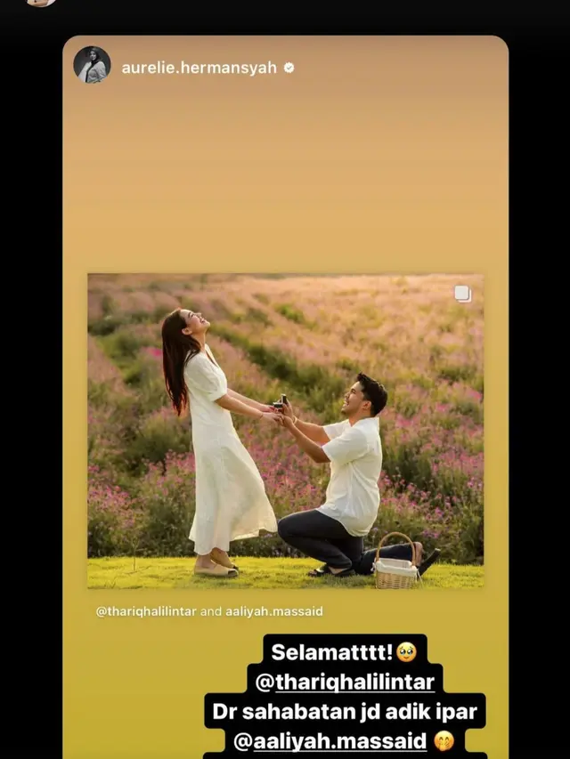 Unggahan Aaliyah Massaid. (Foto: Dok. Instagam @aaliyah.massaid)