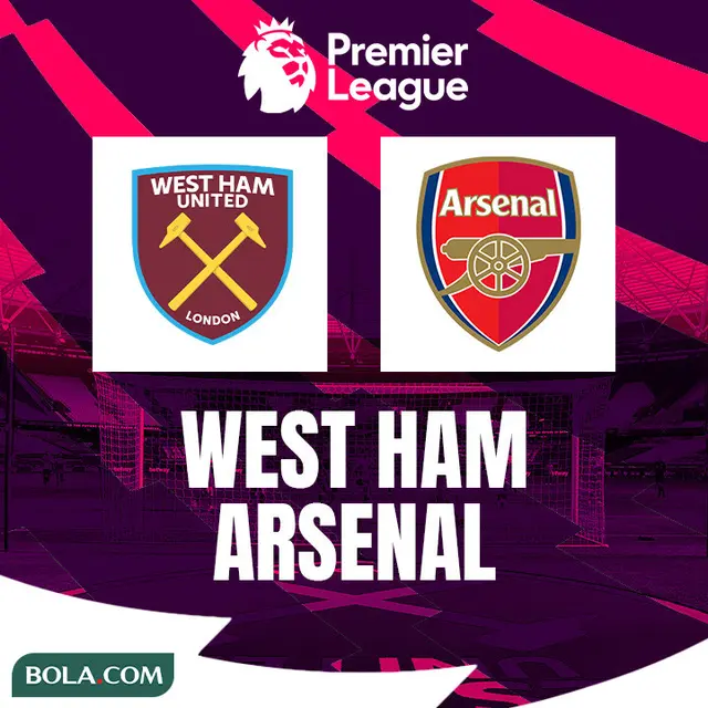 Premier League - West Ham United Vs Arsenal