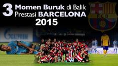 Video 3 momen buruk di balik prestasi barcelona sepanjang tahun 2015, Salah satunya saat Athletic Bilbao kalahkan Barcelona di Final Piala Super Spanyol.