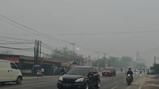 Kondisi Terkini Kabut Asap Palangka Raya Usai Diguyur Hujan