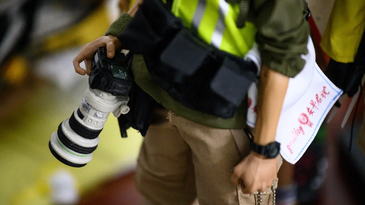 Melihat Action Figure Unik Pengunjuk Rasa Hong Kong