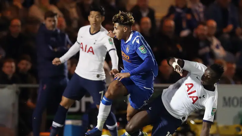 Tottenham Hotspur saat bertemu Colchester di Piala Liga Inggris 2019/2020