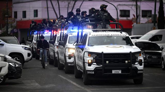 Pasukan khusus Garda Nasional Meksiko