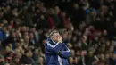 Pelatih Sunderland, Sam Allardyce terlihat kecewa dengan kekalahan dari Liverpool pada Lanjutan Liga premier Inggris di Stadion Light, Inggris, Kamis (31/12/31) dini hari WIB. (Reuters/Andrew Yates)