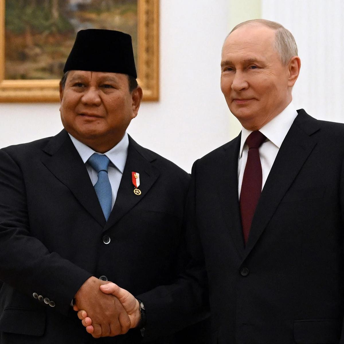 FOTO: Prabowo dan Putin Bahas Penguatan Kerja Sama Strategis di Moskow