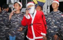 Jauh dari Keluarga, Begini Potret Prajurit TNI Rayakan Natal di Kapal Perang Perbatasan Israel
