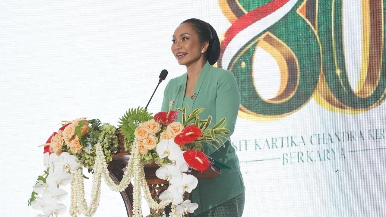 FOTO: Semangat Persit Bisa Hidupkan HUT Ke-80 dengan Balutan Budaya Nusantara
