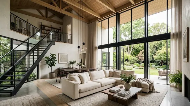 Desain Rumah dengan Plafon Tinggi