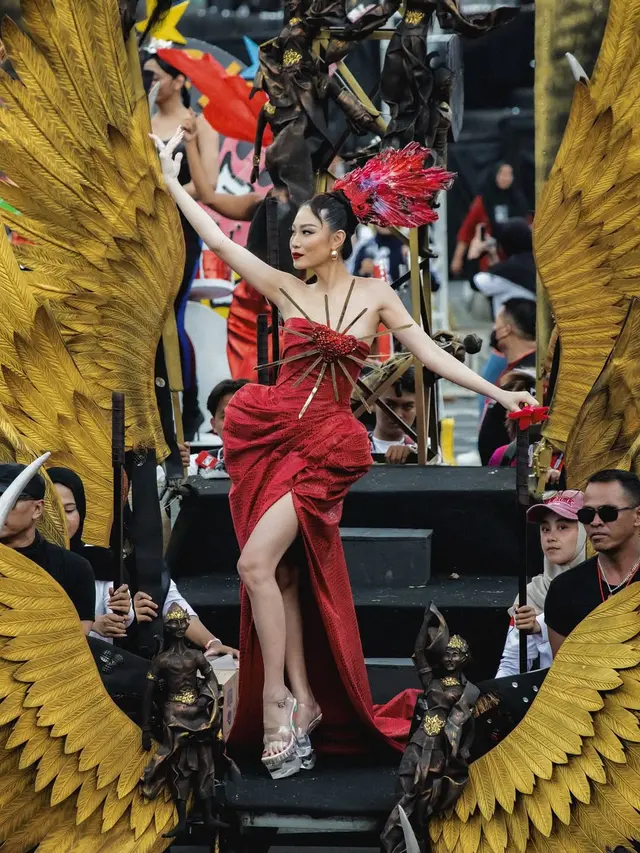 Gaya Artis di Jember Fashion Carnaval/Instagram @patriciagouw