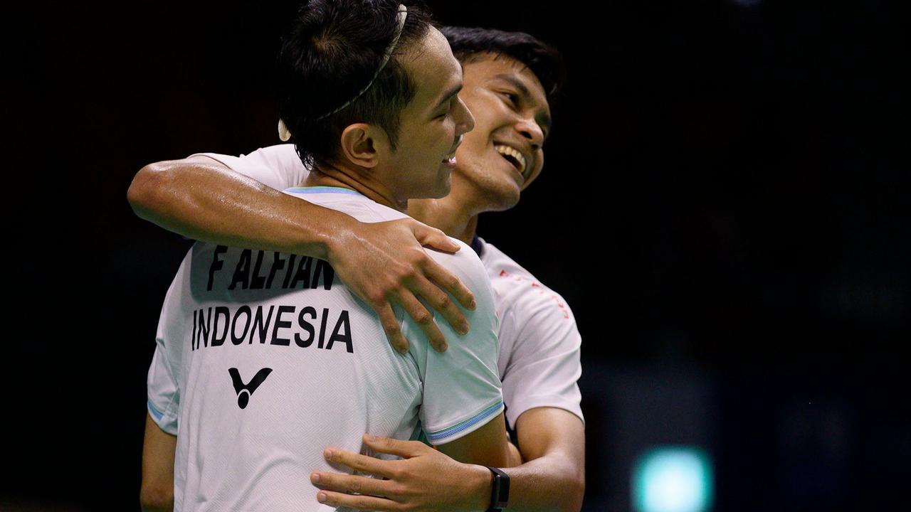 FOTO: Fajar/Fikri Melaju ke Final Korea Open 2025 Usai Tumbangkan Wakil Taiwan