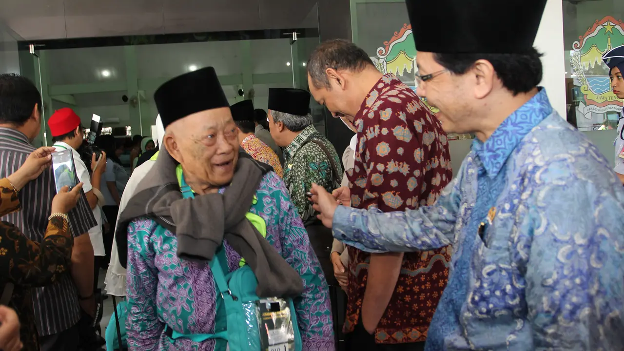 Calon jemaah haji di Solo dilepas