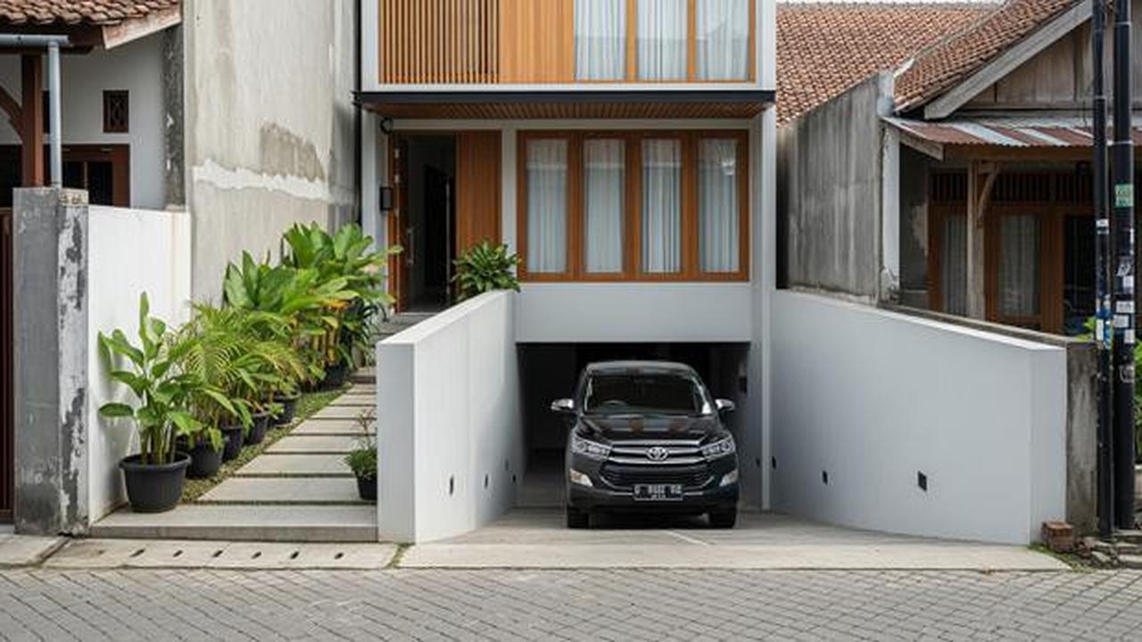 5 Contoh Rumah di Gang Sempit tapi Punya Garasi Luas, Solusi Lahan Perkotaan