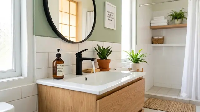 Tips Mendekorasi Kamar Mandi yang Hemat Anggaran/AI Generated
