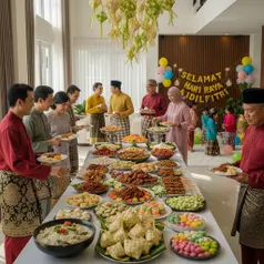 Open House Lebaran (Gemini AI)
