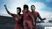 3 pemain kunci Timnas Indonesia U-22. (Bola.com/Dody Iryawan)