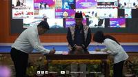 Sebanyak 115 PPPK yang mengikuti seleksi pada formasi tahun anggaran 2024 di lingkup BKN menandatangani perjanjian kerja. (Dok BKN)