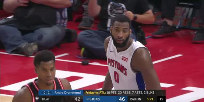 VIDEO: Game Recap NBA 2017-2018, Pistons 112 Vs Heat 103