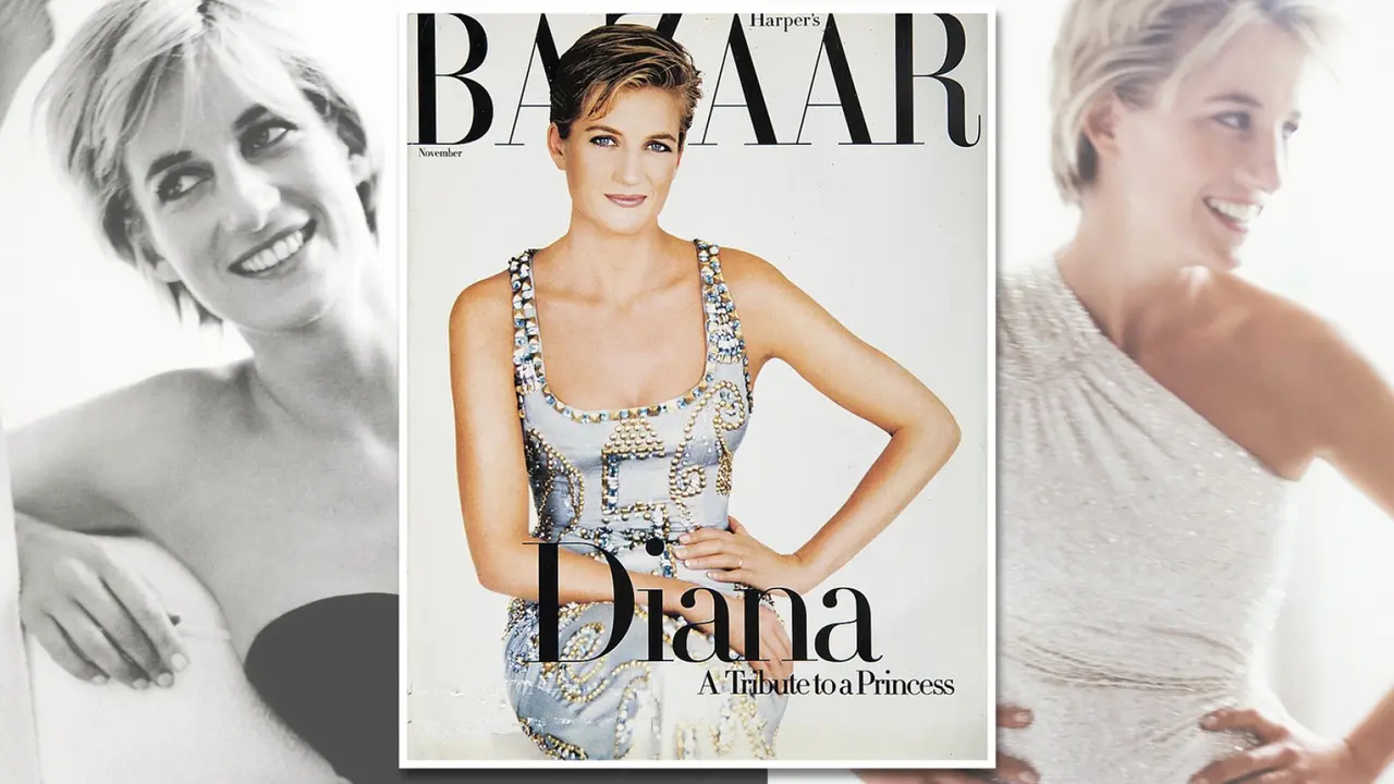 Princess Diana for Haper's Bazaar's Issue November 1997