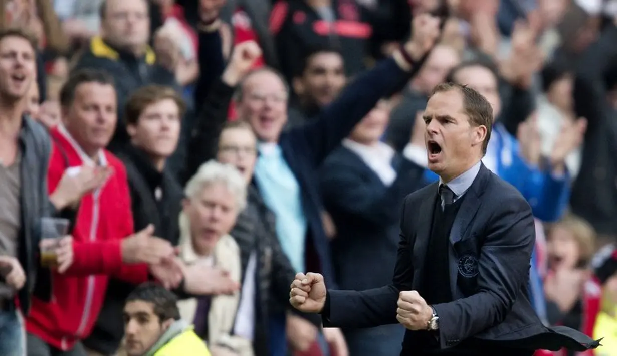 Frank De Boer saat ini menjadi pelatih Ajax Amsterdam. (AFP/ANP/Olaf Kraak)