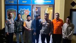 Herman saat diamankan pihak kepolisian. (Liputan6.com/ Fira Syahrin)