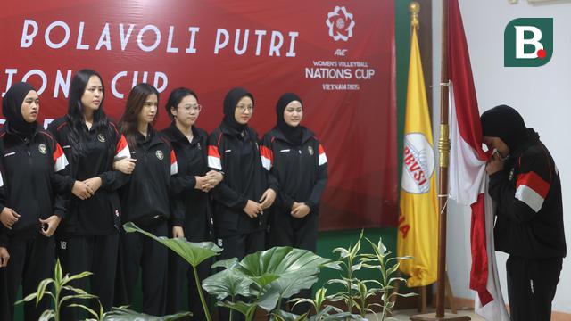 Pelepasan Timnas Voli Putri Indonesia