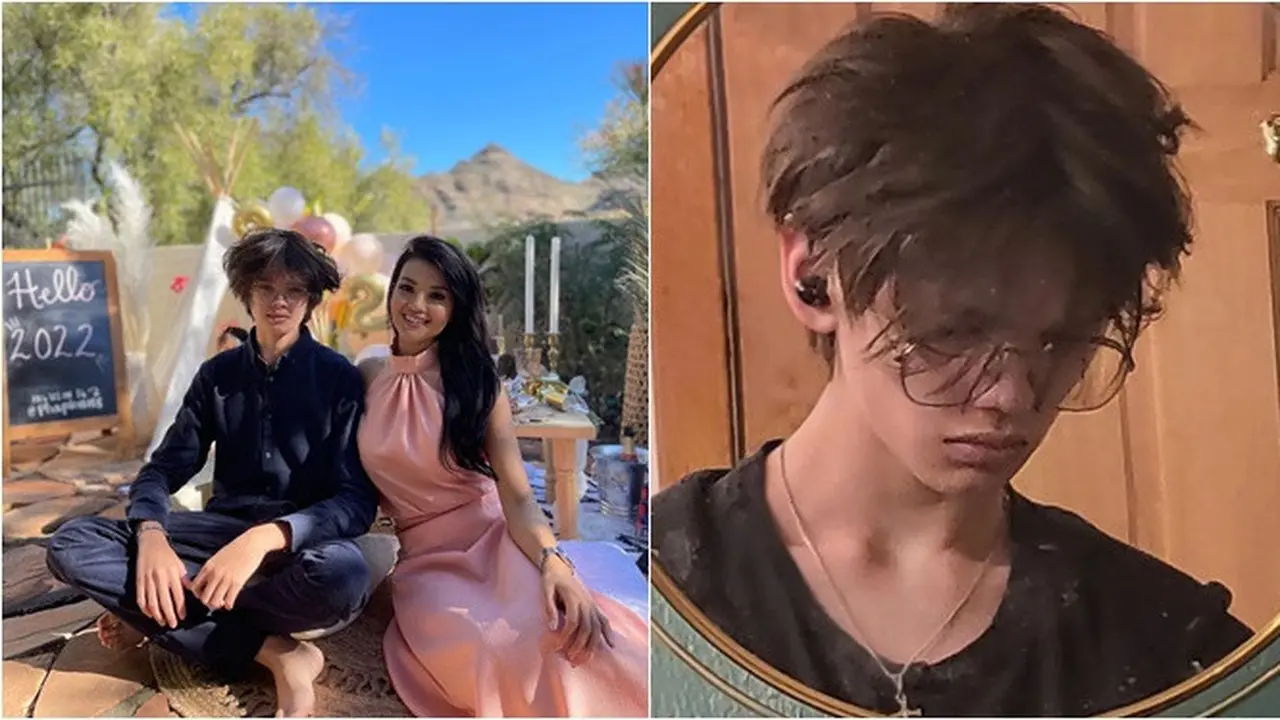 Ultah ke-15, Ini 6 Potret Armand Anak Farah Quinn dengan Gaya Rambut Emo