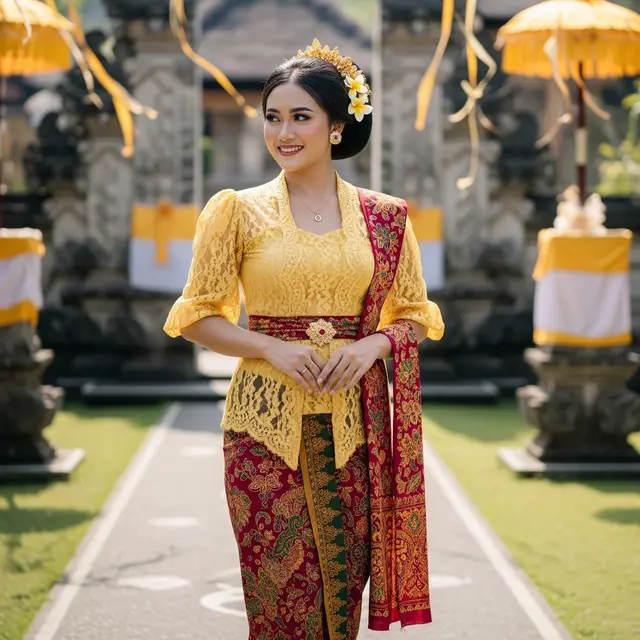 12 Model Kebaya Bali untuk Hari Raya Galungan, Pilihan Tradisional dan Modern