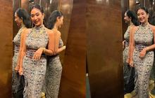Happy Salma Tampil Cantik dengan Gaun Batik Panjang, Begini Tampilannya