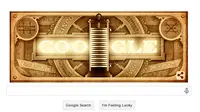 Google Doodle rayakan ulang tahun penemu baterai elektrik, Alessandro Volta yang ke-270.