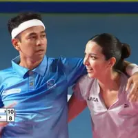 Raffi-Nia kalahkan Eun Seok-Soo Ah. (credit:youtube.com/@RansEntertainment)