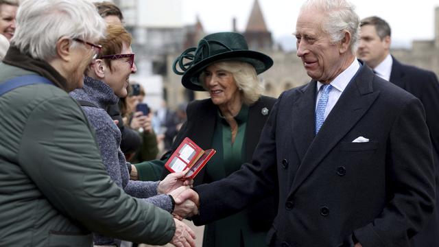 Raja Charles III dalam misa Paskah 2024. (Hollie Adams/Pool Photo via AP)