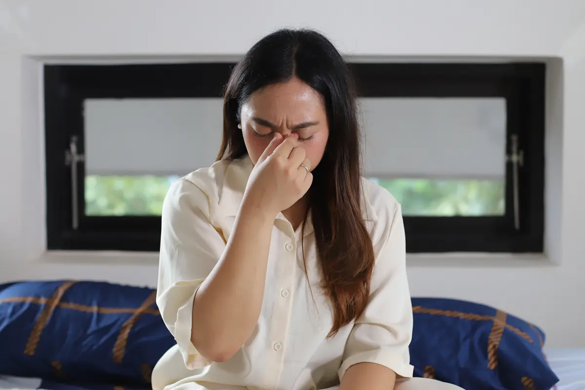 wanita januari merasa stres