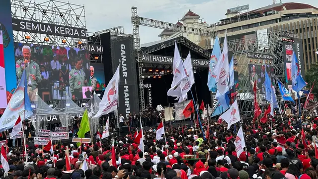 Kampanye Akbar Ganjar-Mahfud di Semarang