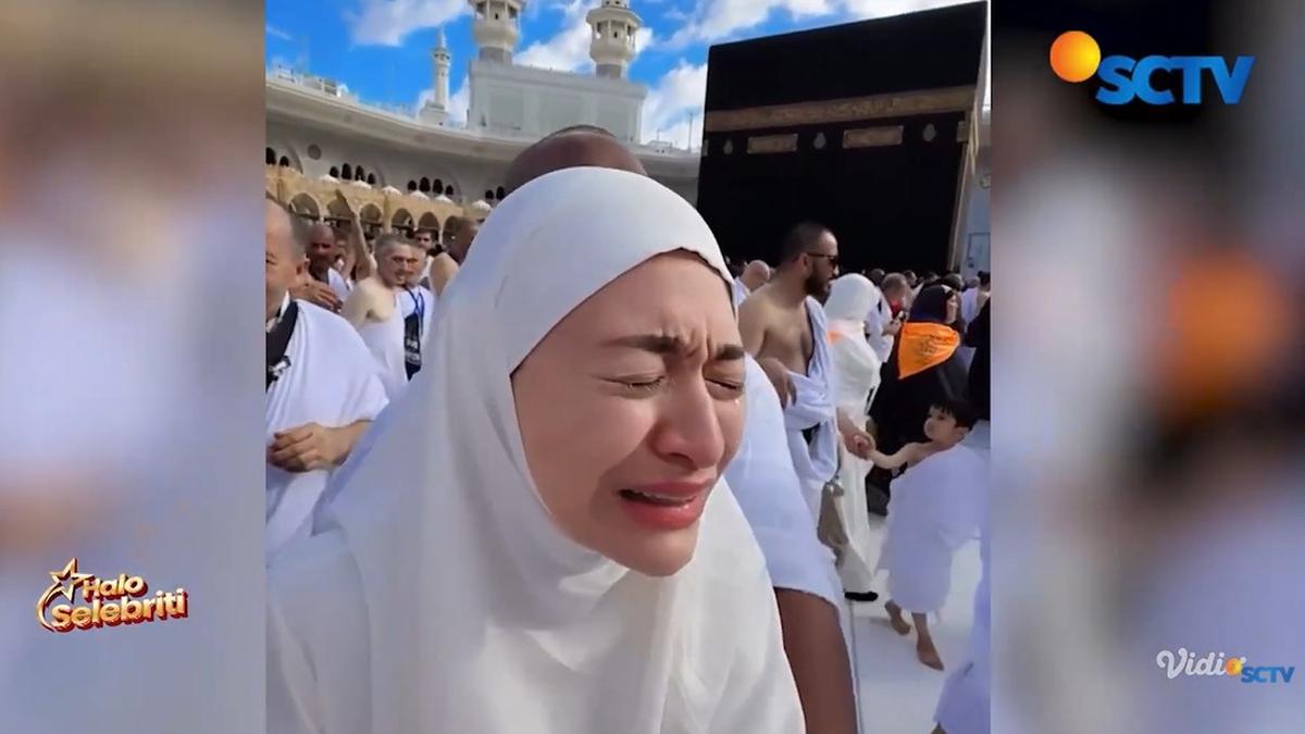 Nathalie Holscher Teteskan Air Mata Haru, Bisa Jalani Umrah Saat Bulan Ramadan