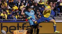 Luis Suarez saat melawan Las Palmas (Reuters)