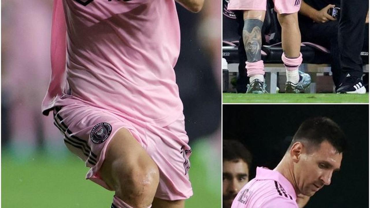 FOTO: Momen Lionel Messi Sebelum dan Sesudah Meninggalkan Lapangan Karena Cedera saat Inter Miami Vs Toronto FC