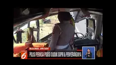 Polres Majalengka menggelar olah tempat kejadian perkaran pada kecelakaan maut bus di Tol Cipali.