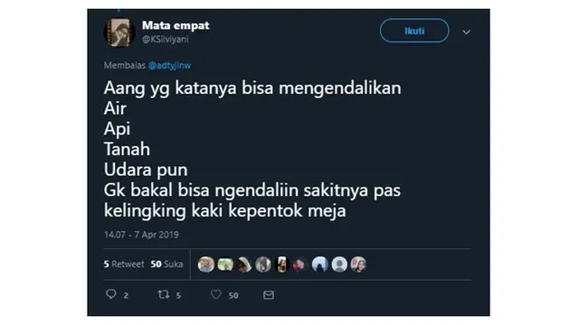 Hal yang Tidak Bisa Dikendalikan Aang si Avatar