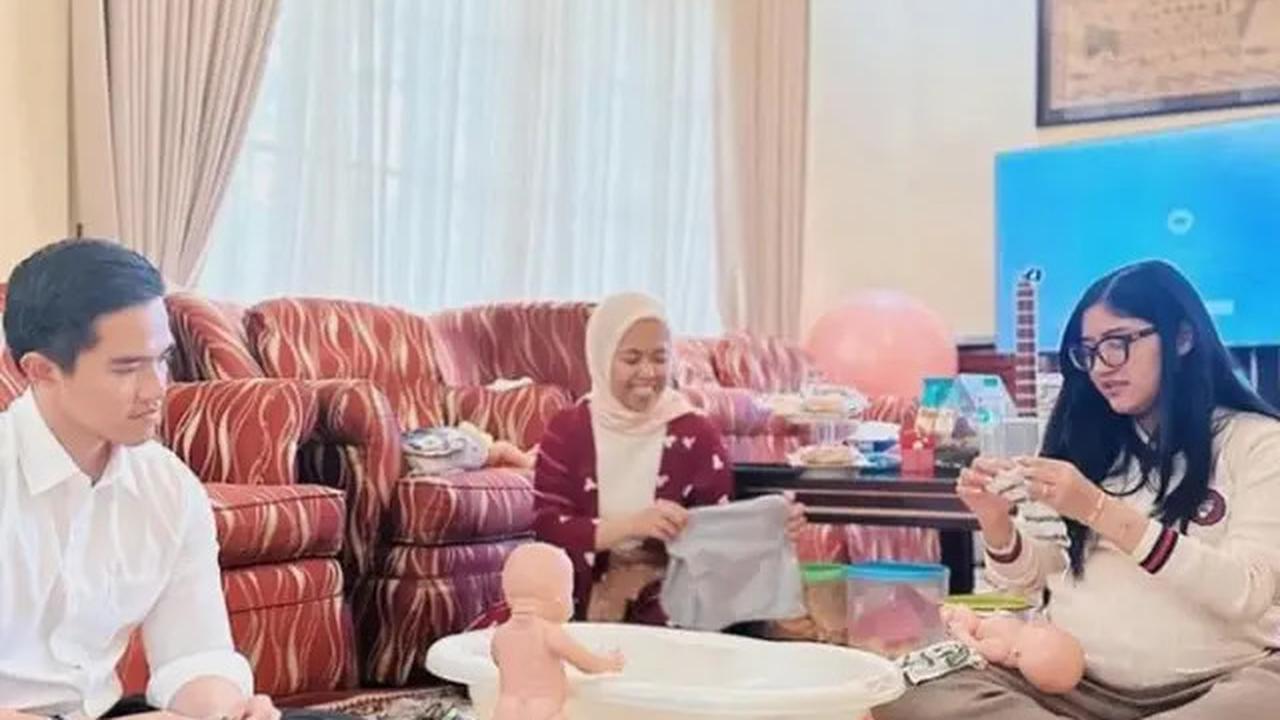 Foto Bebingah Anak Kaesang Pangarep dan Erina Gudono Jalani Pemotretan Bertema Alpukat