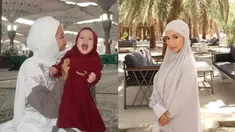 Potret Jennifer Coppen dan Kamari yang ceria Selama Umrah. (Foto: Instagram/ jennifercoppenreal20)